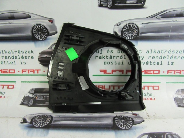 Fiat 500 fekete színű, bal oldali műszerfal párna betét