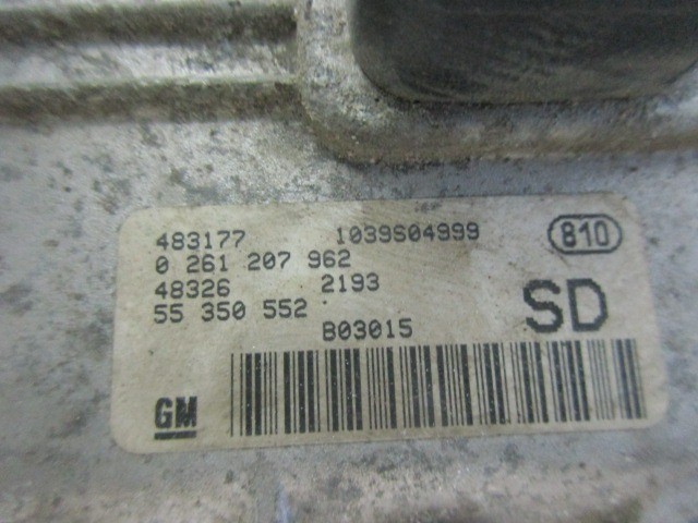  Opel C Corsa 1,2 benzin,  x12xe motorvezérlő 55350552, 0261207962