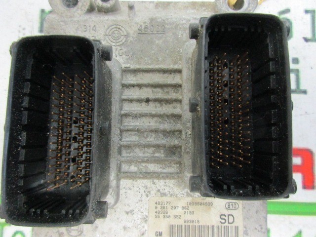  Opel C Corsa 1,2 benzin,  x12xe motorvezérlő 55350552, 0261207962