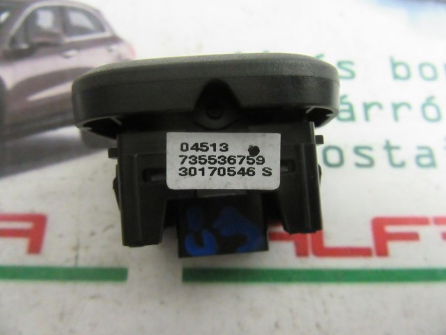 Fiat Panda III. 735536759 számú,bal oldali ablakemelő kapcsoló