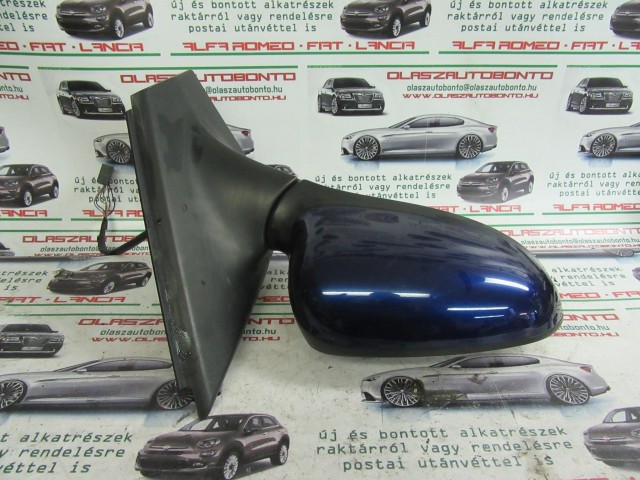 43425 Fiat Bravo 2007-2014  kék színű,  7 vezetékes jobb oldali visszapillantó tükör