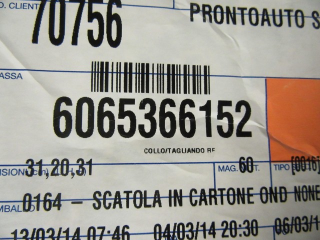 Fiat Ducato 6065366152 számú, gyári új, jobb első csonkállvány