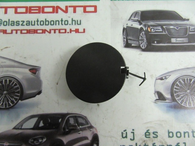 Fiat Multipla II. 735353869 számú, hátsó vonószem takaró, matt fekete