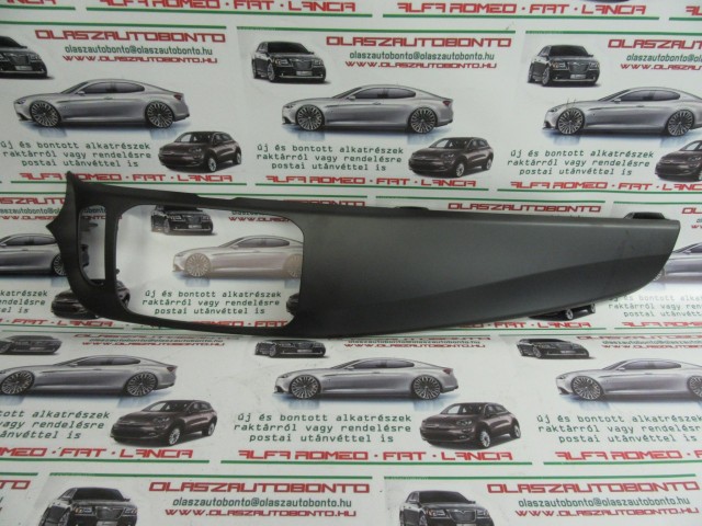 Alfa Romeo Giulietta 156102166 számú , matt szürke színű, jobb oldali műszerfal párna betét