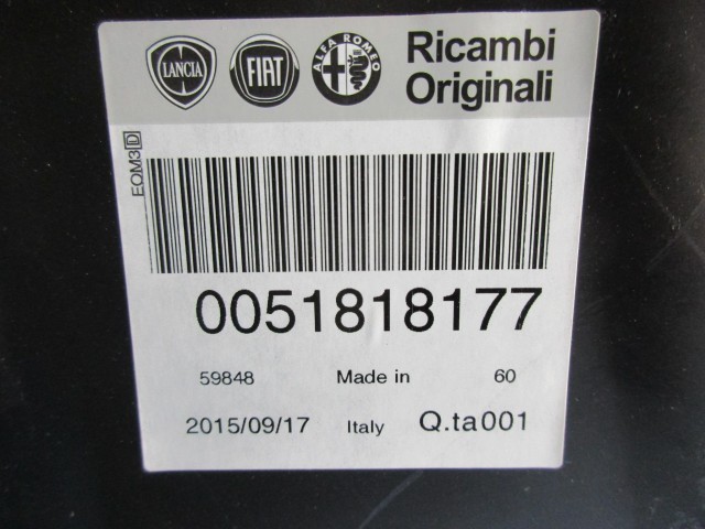Fiat Bravo 2007-2014 gyári új, jobb első kerékjárati dob betét 51818177
