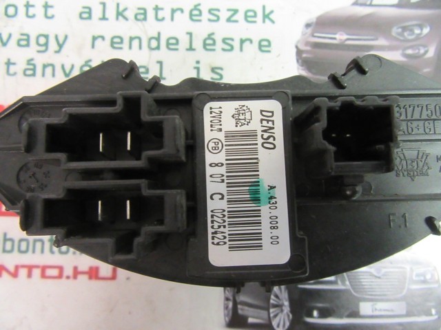 Fiat Bravo II. digit előtét ellenállás