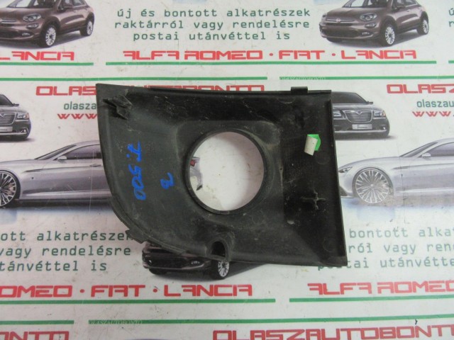 Fiat 500 735425623 számú, bal első ködlámpa keret 