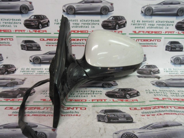 Fiat Croma fehér színű, elektromos, bal oldali tükör 