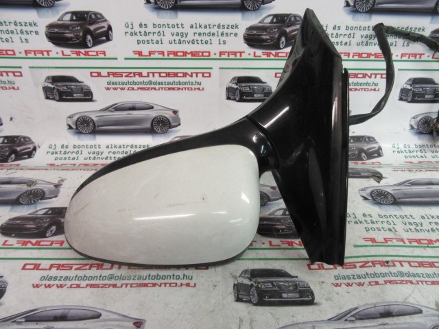 Fiat Croma fehér színű, elektromos, bal oldali tükör 
