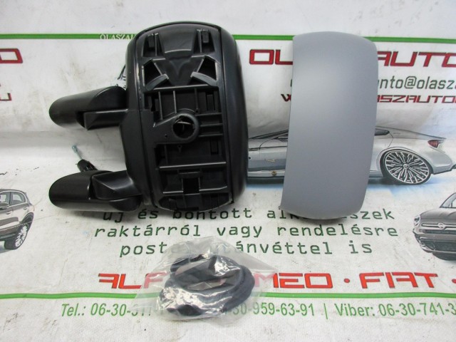 Fiat Doblo I. II. utángyártott új, fényezhető, manuális, bal oldali tükör