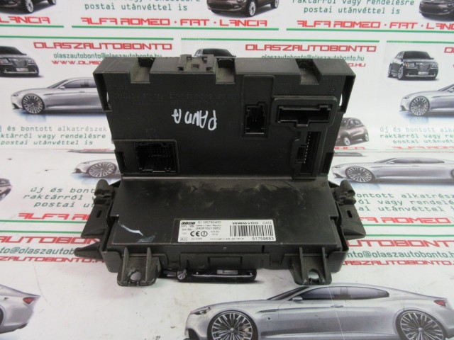 Fiat Panda II. 51759683 számú immobiliser doboz