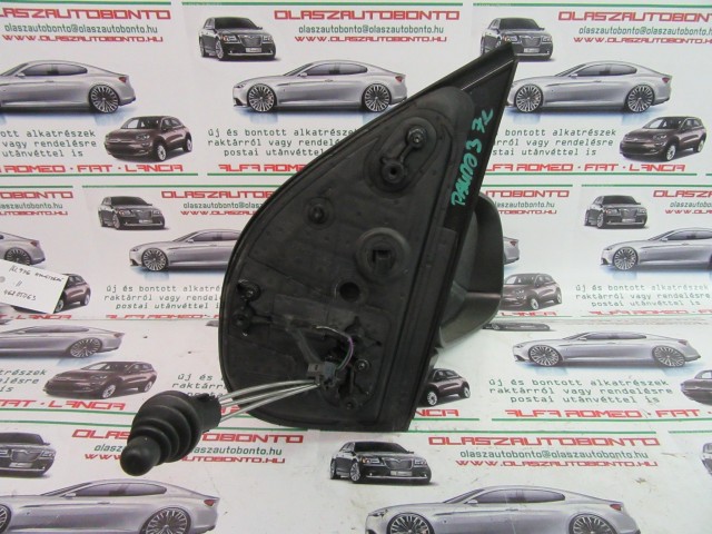 Fiat Panda III. fekete színű, manuális, jobb oldali tükör