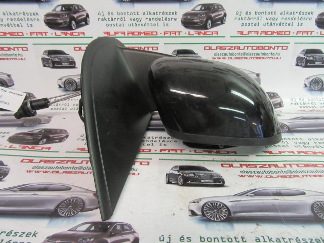 Fiat Panda III. fekete színű, manuális, jobb oldali tükör