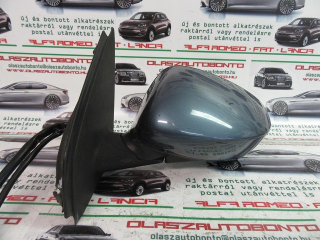 Fiat Stilo 5 ajtós , kék színű, elektromos, bal oldali tükör a képen látható sérüléssel