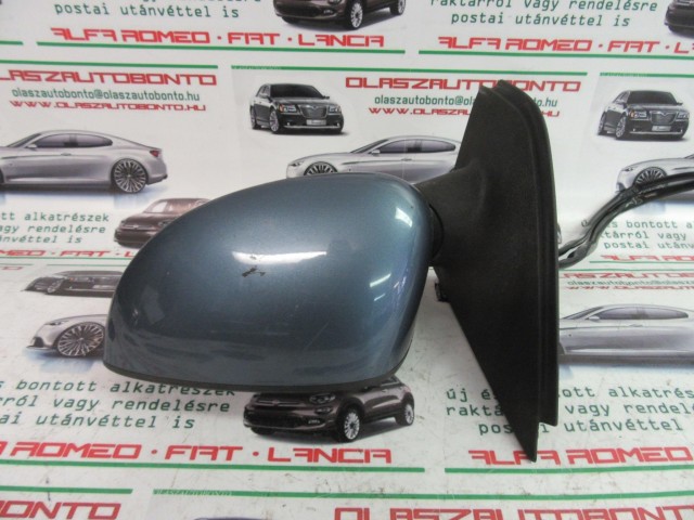 Fiat Stilo 5 ajtós , kék színű, elektromos, bal oldali tükör a képen látható sérüléssel