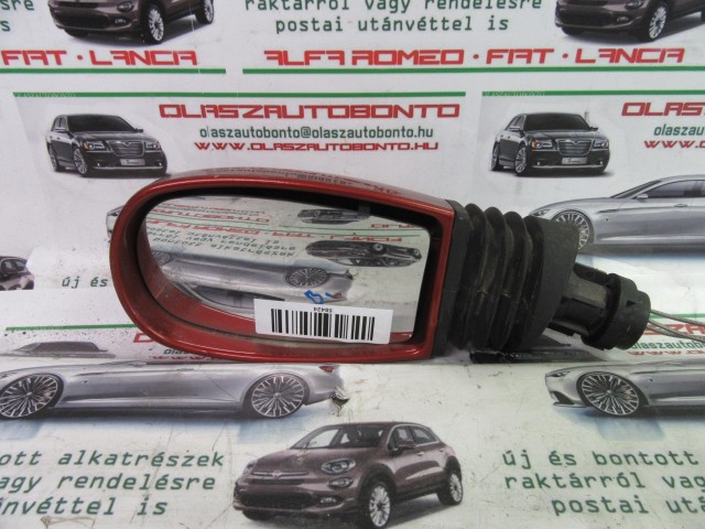 Fiat Punto II.-II. bordó, bal oldali manuális visszapillantó tükör