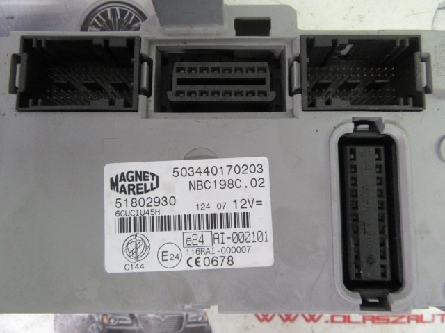 Fiat Bravo immo doboz 51802930