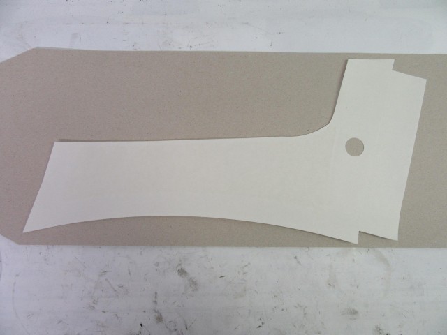 Alfa Romeo 159 jobb hátsó kerékjárati ívre, gyári új kőfelverődés elleni védő fólia  50507799