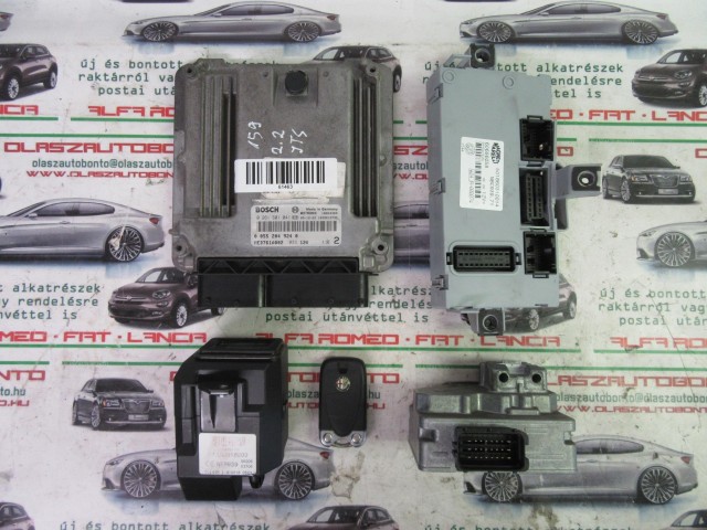 61463  Alfa Romeo 159 1,9 16v benzin motorvezérlő szett 55204924, 0261s01041
