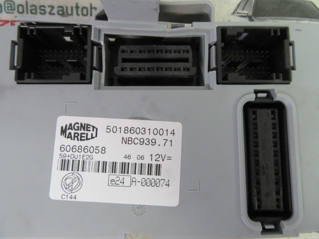 61463  Alfa Romeo 159 1,9 16v benzin motorvezérlő szett 55204924, 0261s01041