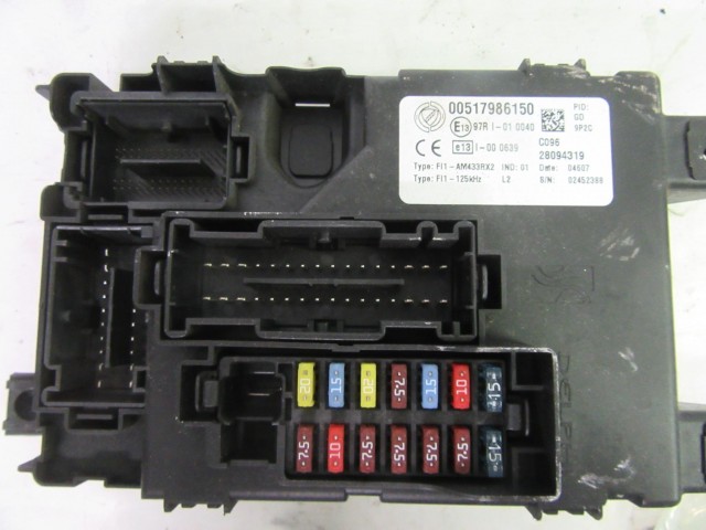 67440 Fiat Grande Punto 1,3 16v Mjet motorvezérlő szett 51796241