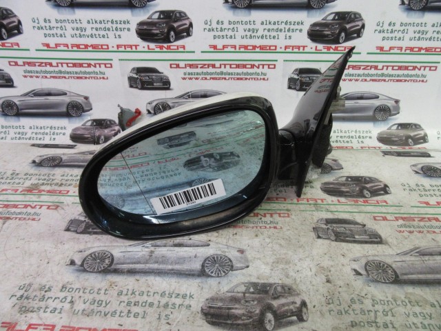 57240 Fiat Croma fehér színű, hét vezetékes, bal oldali visszapillantó tükör 