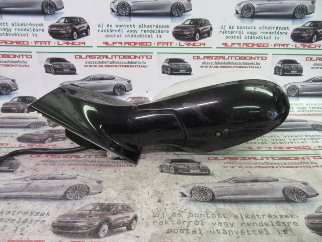 57240 Fiat Croma fehér színű, hét vezetékes, bal oldali visszapillantó tükör 