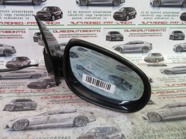 57241 Fiat Croma fehér színű, öt vezetékes, jobb oldali visszapillantó tükör 