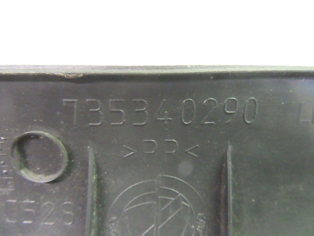 Fiat Panda II. bal első küszöb belső borítás, fekete színű 735340290