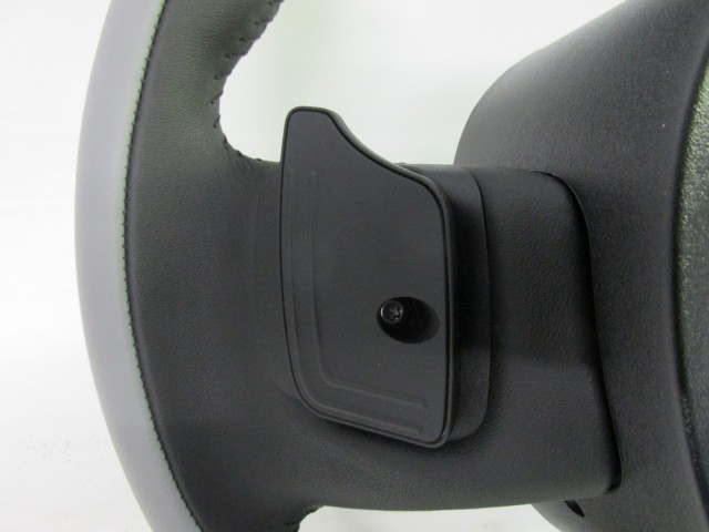 Fiat 500 L gyári új szürke, fekete bőr kormánykerék, kormányváltó kapcsolókkal 735560311