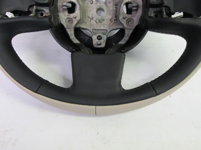 Fiat 500 L gyári új bézs, fekete bőr kormánykerék, kormányváltó kapcsolókkal 735560307