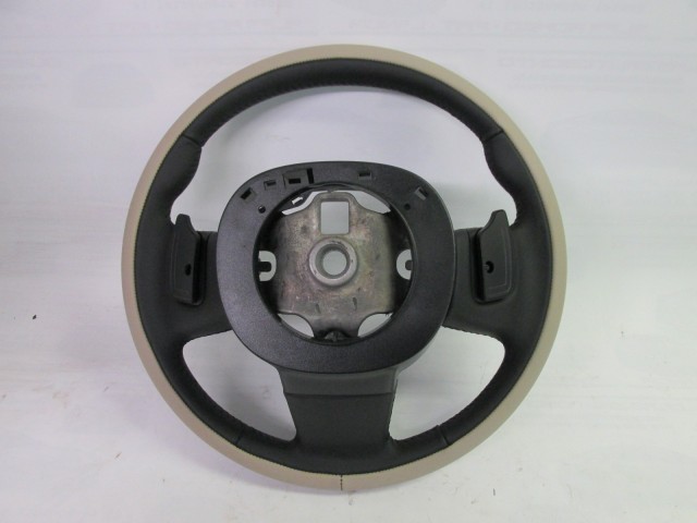 Fiat 500 L gyári új bézs, fekete bőr kormánykerék, kormányváltó kapcsolókkal 735560307