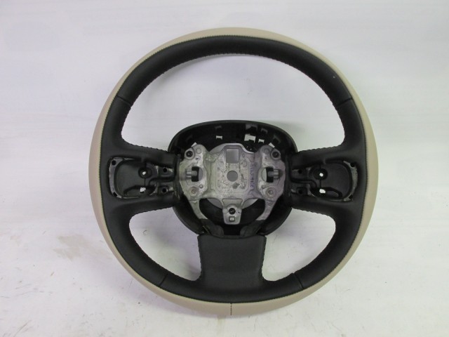 Fiat 500 L gyári új bézs, fekete bőr kormánykerék 735574850