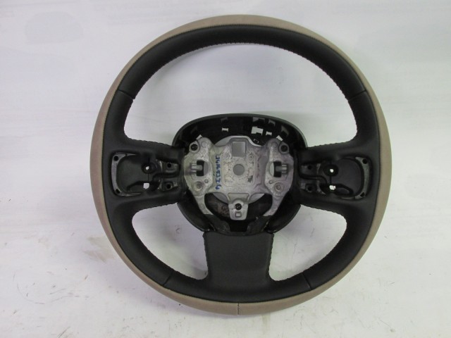 Fiat 500 L gyári új bézs, fekete bőr kormánykerék 735574857