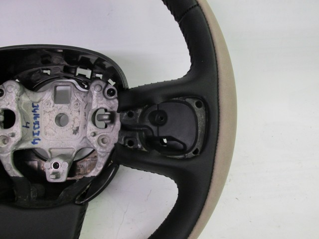 Fiat 500 L gyári új bézs, fekete bőr kormánykerék 735574857