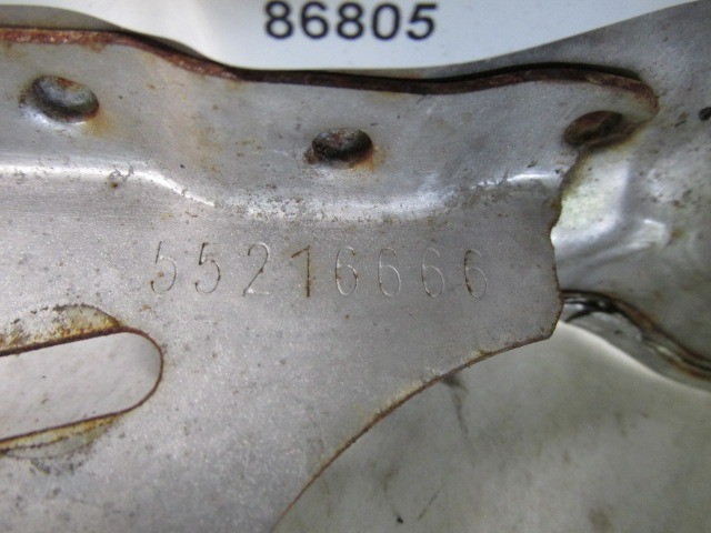 Fiat Punto evo kipufogó hővédő lemez 55216666