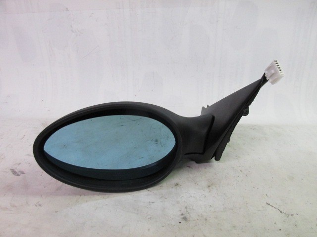 Alfa Romeo 156 utángyártott új bal oldali, 5 vezetékes visszapillantó tükör matt fekete 156043148