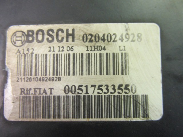 Fiat Stilo, Bravo II.  fékszervódob 51753355