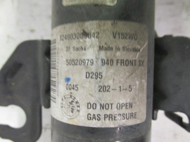 Alfa Romeo Giulietta bal első lengéscsillapító, kék, fehér, citrom, citrom színjelölésű rugóval 50520979