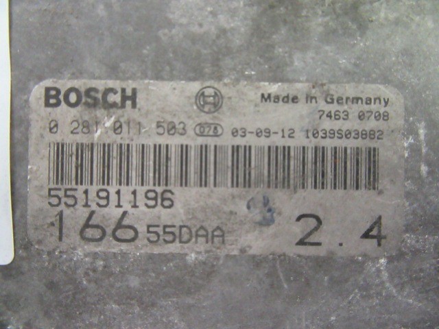 74030 Alfa Romeo 166 2,4 10v 150 Le motorvezérlő szett 55191196