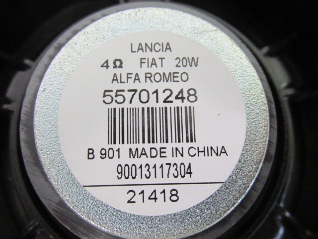 Fiat Grande Punto, Linea gyári új hátsó hangszóró 55701248