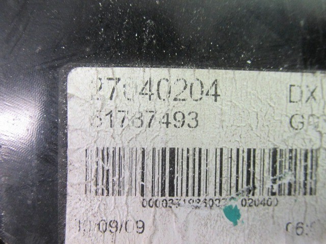 Fiat 500 2007-2015 jobb hátsó lámpa 51787493