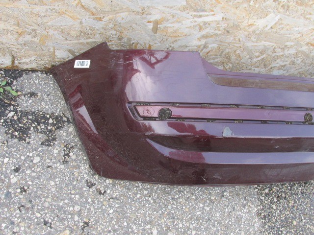 92847 Fiat Stilo 5 ajtós bordó színű hátsó lökhárító, a képen látható sérüléssel 2001-2003