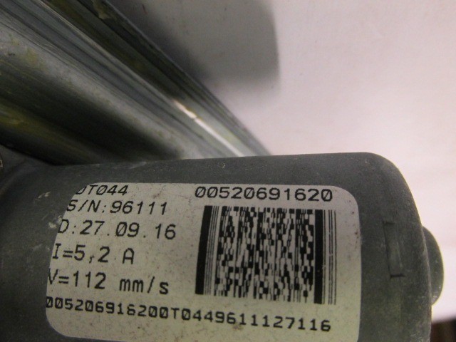 Fiat Tipo 2015- jobb hátsó elektromos ablakemelő 52069162