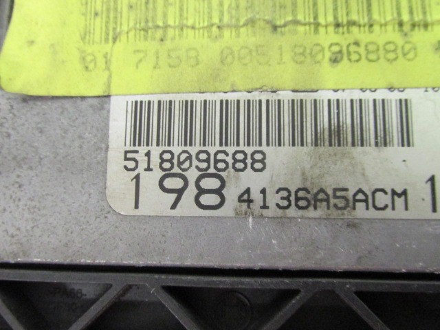 92812 Fiat Bravo 2007-2009 1,9 8v mjet motorvezérlő szett 51809688