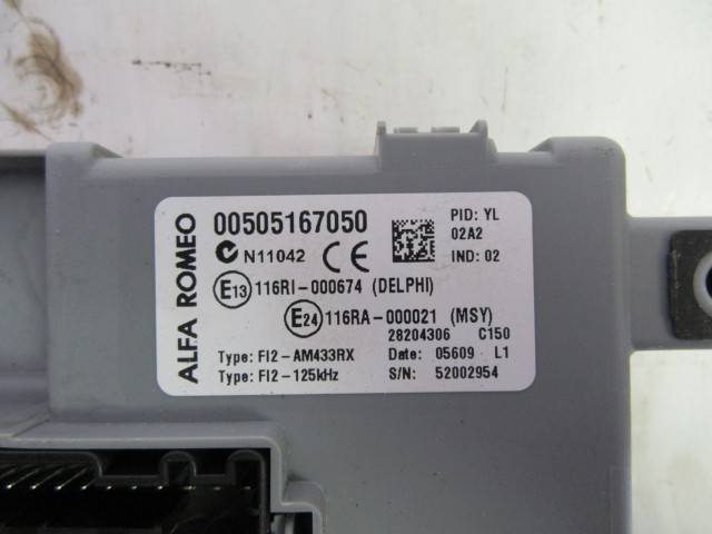 Alfa Romeo MiTo Immo doboz 50516705