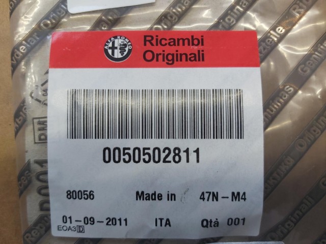 Alfa Romeo 159 gyári új  JTDM felirat 50502811