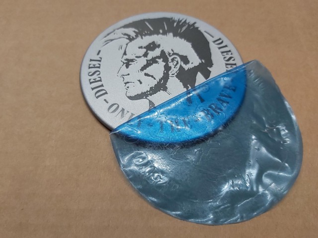 Fiat 500 gyári új hátsó embléma Diesel  735496841