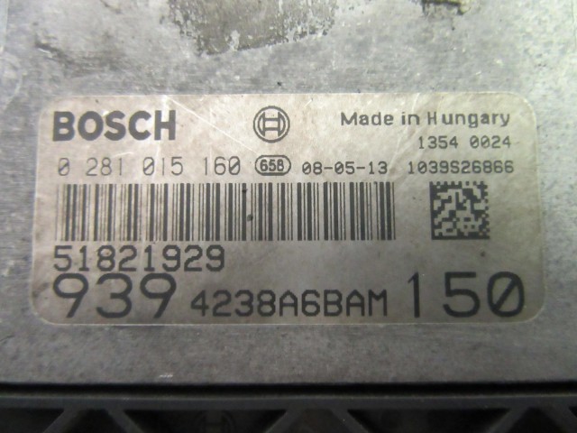 104951 Alfa Romeo 159 1,9 16v Mjet motorvezérlő szett  51821929