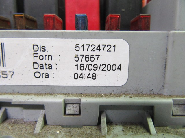 Lancia Ypsilon 2003-2011 1,3  Diesel külső biztosíték tábla 51724721